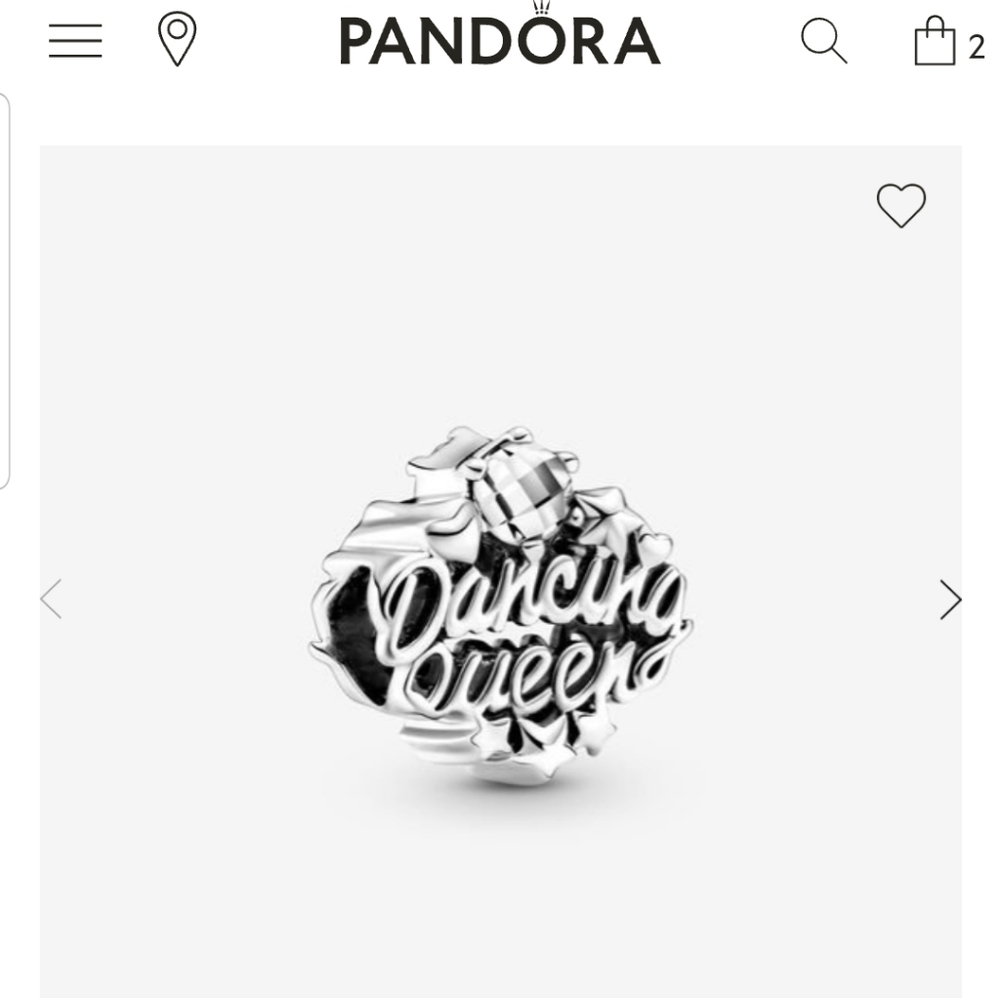 Openwork Dancing Queen Charm